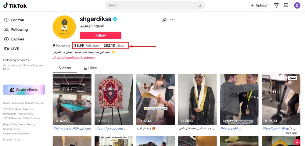 Tiktok ads Saudi Shgardi App