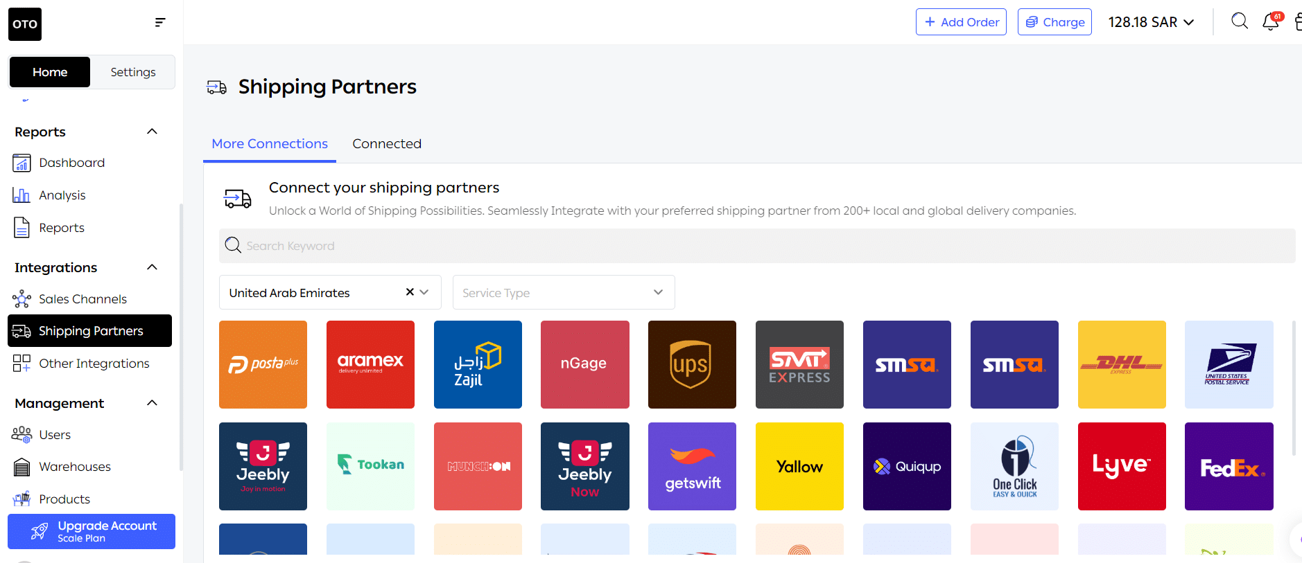 Shipping companies in UAE-OTO